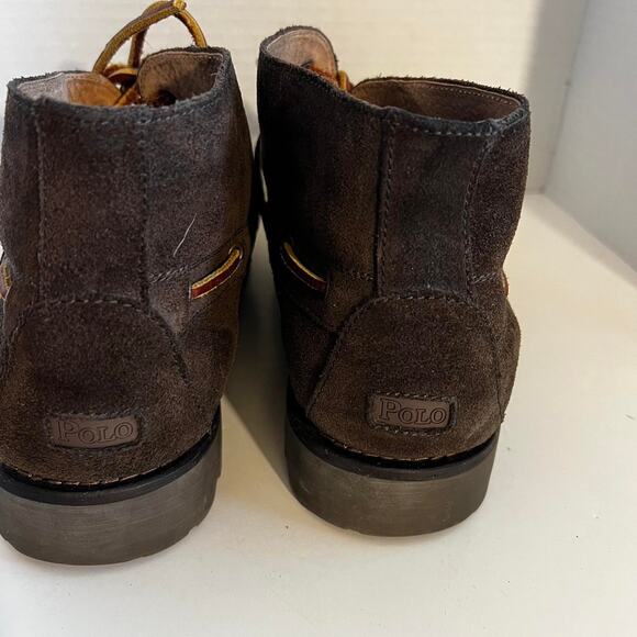 Vintage ralph lauren rumford brown boots main image 7